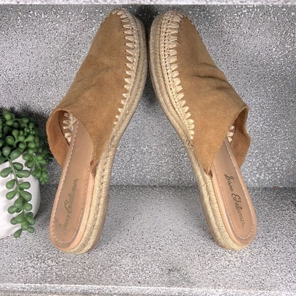 Sam Edelman Austin Mules Whip stitch espadrille slides Sandals Shoes Size 9 - Picture 6 of 8